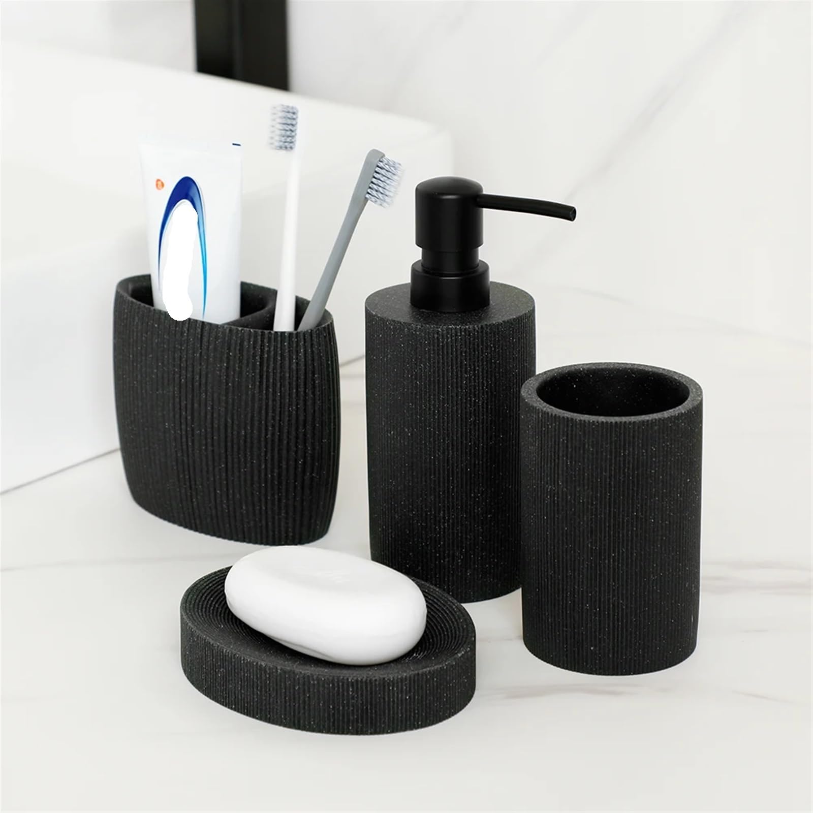 Accesorios De Baño Negros para Hogar
