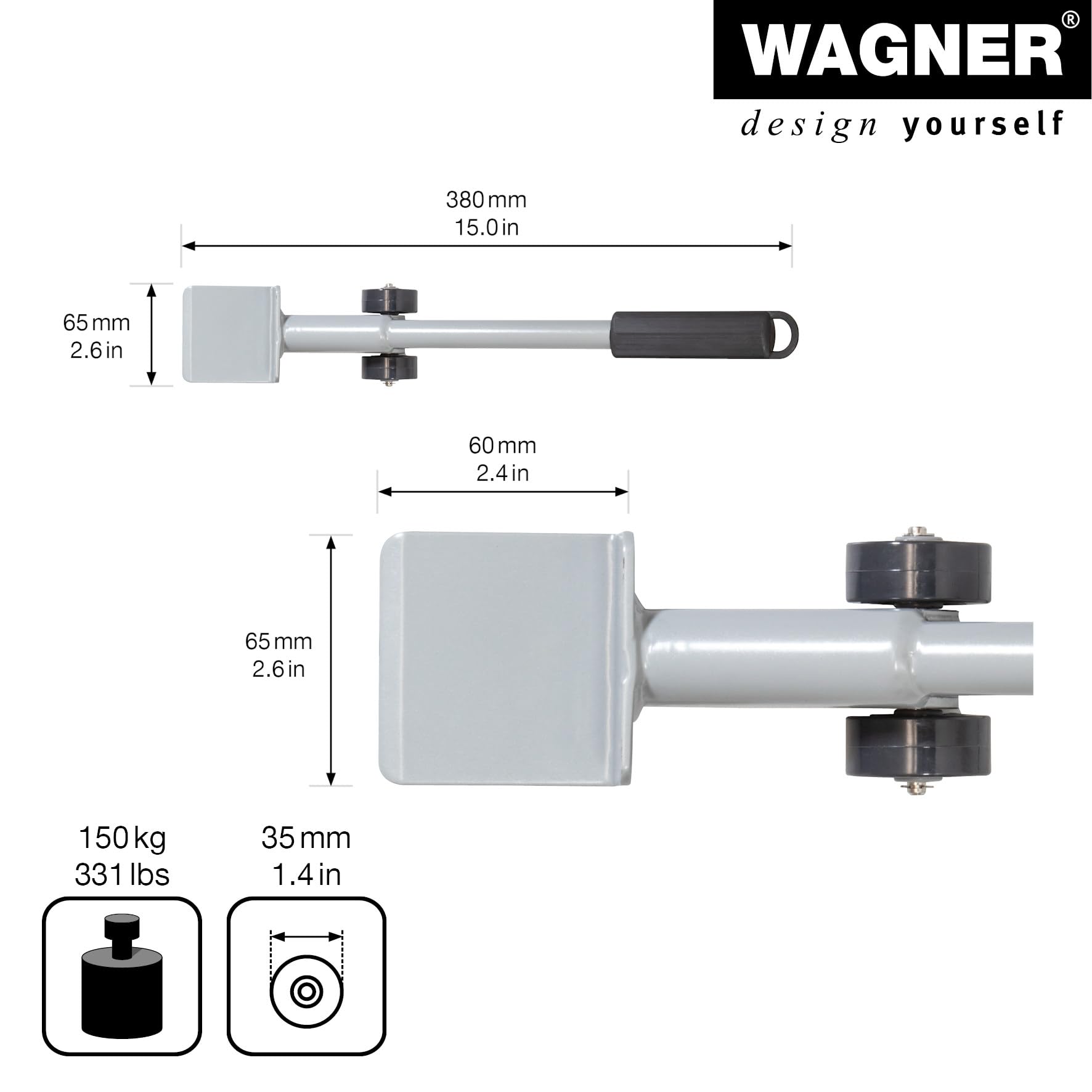 Wagner | Lève-meubles | LIFTER | argent