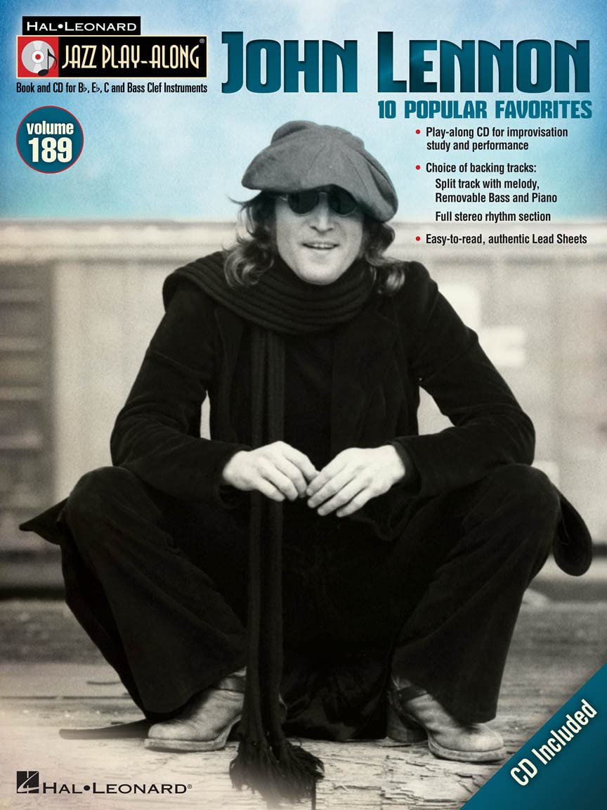 John Lennon Book and CD Flute, Violin, Guitar, Clarinet, Trumpet, Saxophone, Tro
