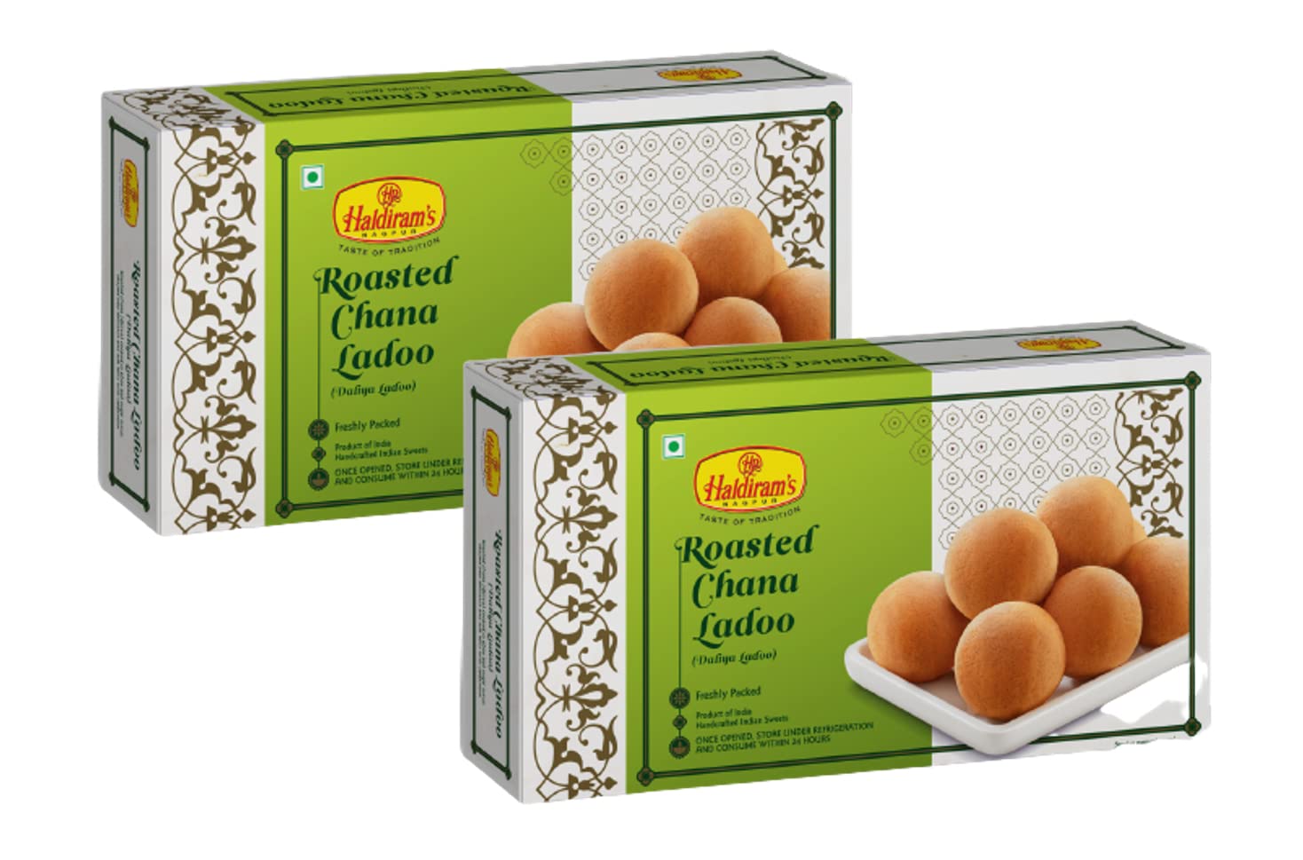 Haldirams Nagpur Roasted Chana Ladoo (Pack of 2) (B09MFJ3BW7) Amazon Price History, Amazon Price Tracker