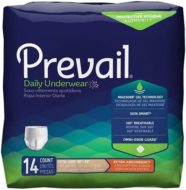 Extra Absorbency Underwear, Extra Large, 14 count (Pack of 4)