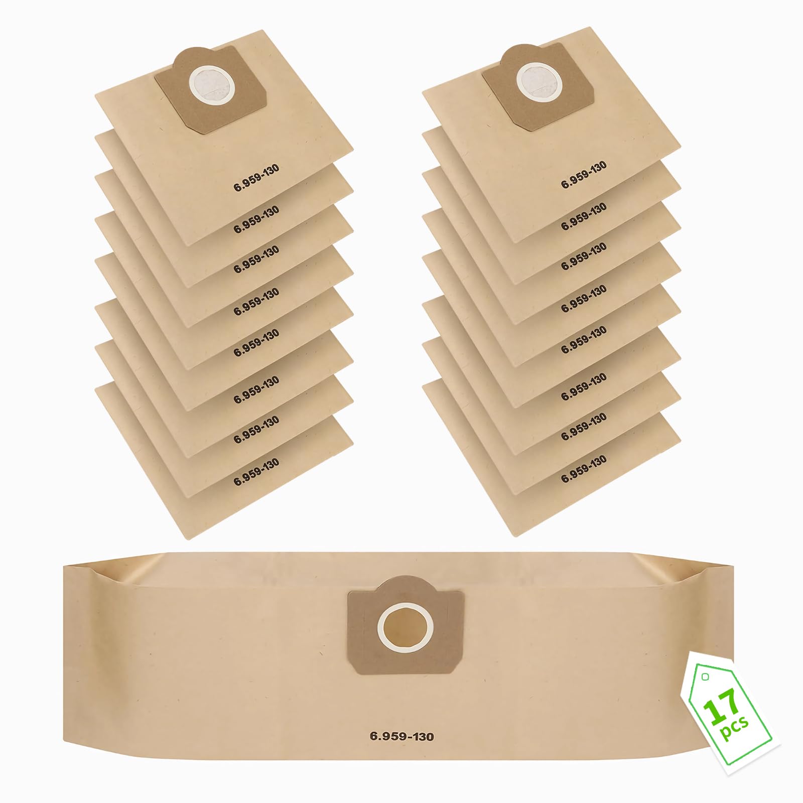 Set di 12 pezzi Sacchetto per aspirapolvere Karcher 6.959-130.0 Filtro a sacchetto in carta per WD 3 MV 3 | Leroy Merlin Set di 12 pezzi Sacchetto per aspirapolvere Karcher 6.959-130.0 Filtro a sacchetto in carta per WD 3 MV 3 | Leroy Merlin