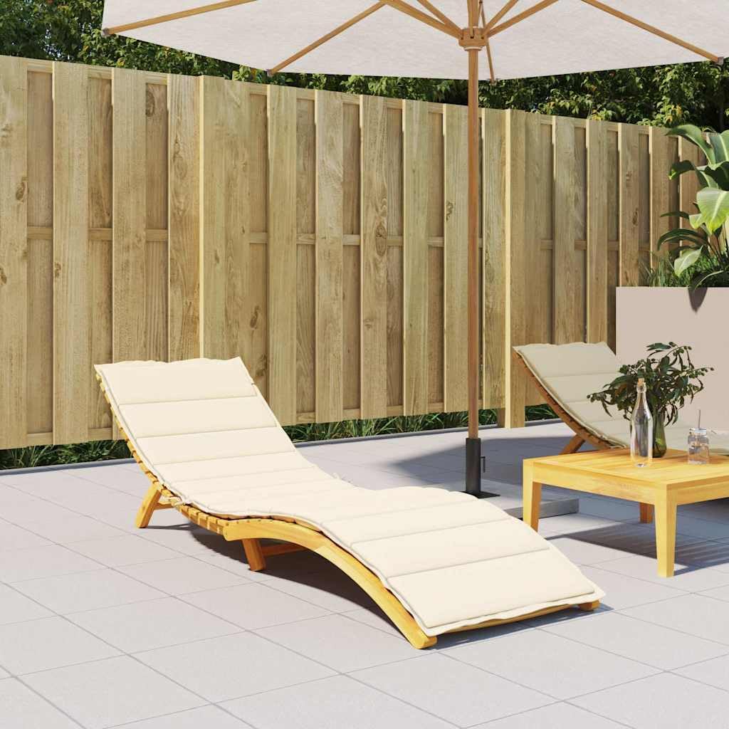 Cuscino per sdraio da sole, 200 x 60 x 3 cm, in tessuto Oxford, impermeabile, antiscivolo, con imbottitura in fibra di schiuma, per giardino, terrazza, balcone, per esterni e interni
