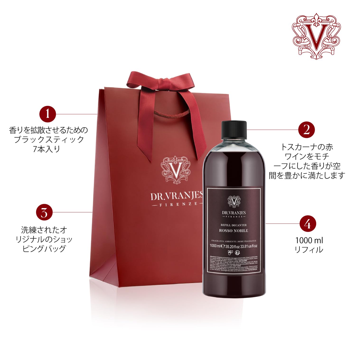 Amazon.co.jp: 【直営】DR. VRANJES –ドットール・ヴラニエス ROSSO 