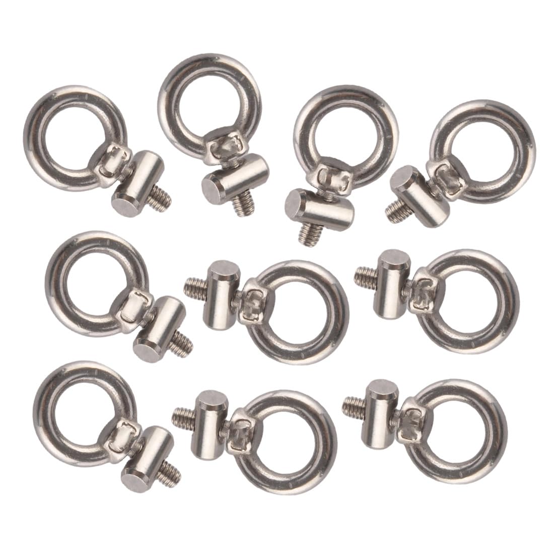 10pcs Stainless Steel M3 Piping Rail Stopper Ring for RV Camper Awning Tent Sliding Track