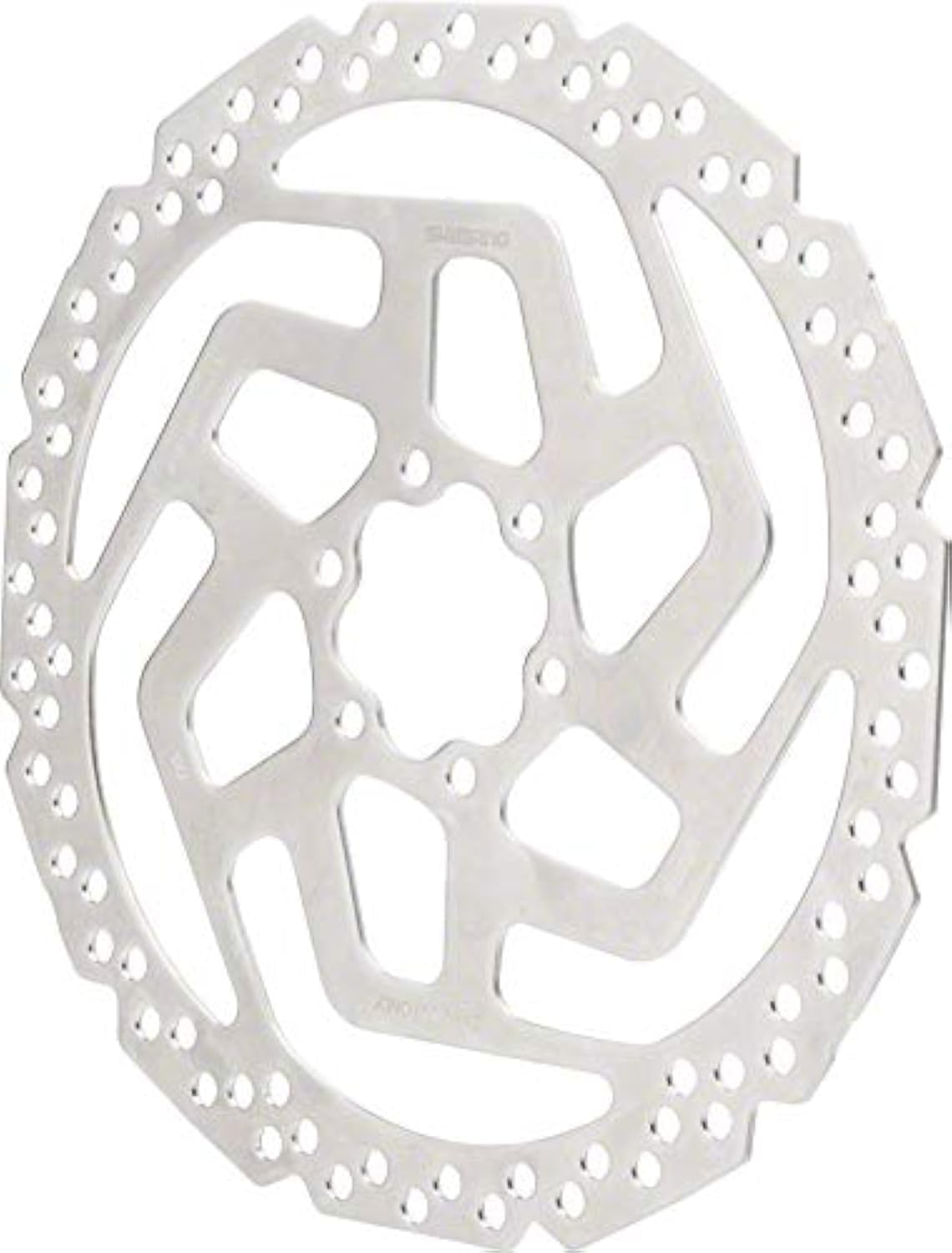 SHIMANO RT26-MP DISC ROTOR 180mm RESIN PADS ONLY SILVER