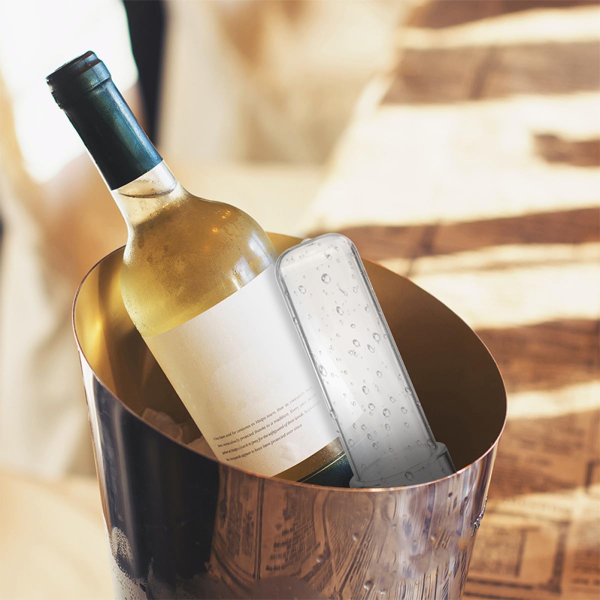 OSALADI Cubiteras para Hielo de Plástico Reutilizables 2 Piezas para Torre de Cerveza Función de Refrigeración Resistente para Eventos y Reuniones en Casa
