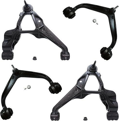 Miniatura 176 de Detroit Axle - Kit de suspensión frontal de 4 piezas para Chevrolet Aveo5 Aveo Pontiac G3 Wave Wave5 Suzuki Swift+, 2 brazos de control inferiores,