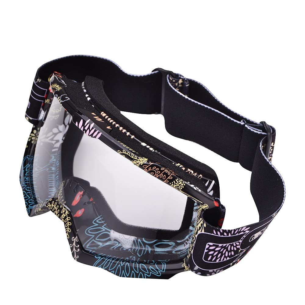 Occhiali da sole UV moto sporco bicicletta occhiali occhiali moda moda 100% mtb sport occhiali da sole motocross fuori strada (Color : Model 6)