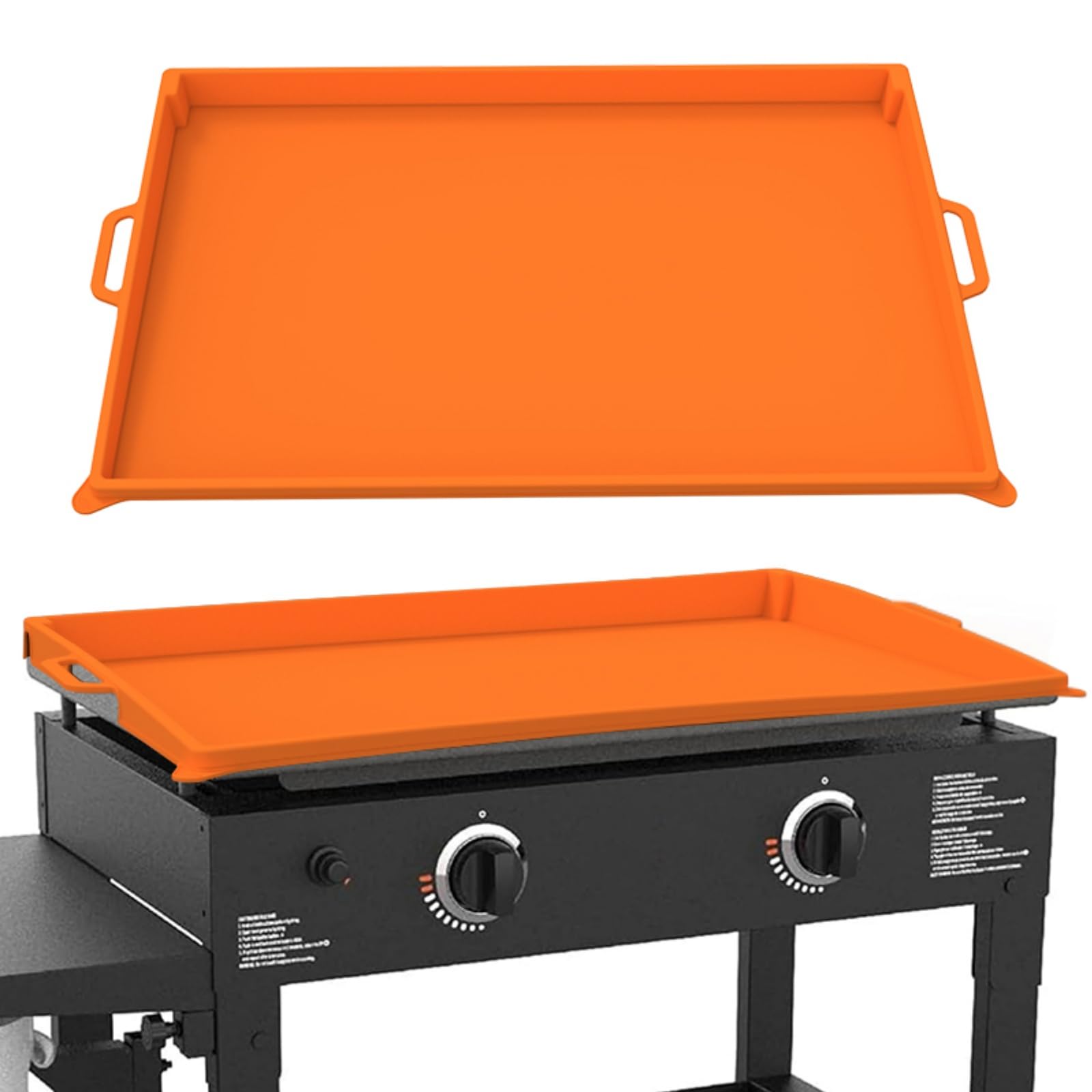 Food-Grade Silicone Griddle Cover Set for Blackstone 36", Heat Resistant BBQ Grill Mat, Portable, Reusable, Easy to Clean, Fits 36 Inch Flat Top Griddle, Outdoor Camping Accessories (36inch)