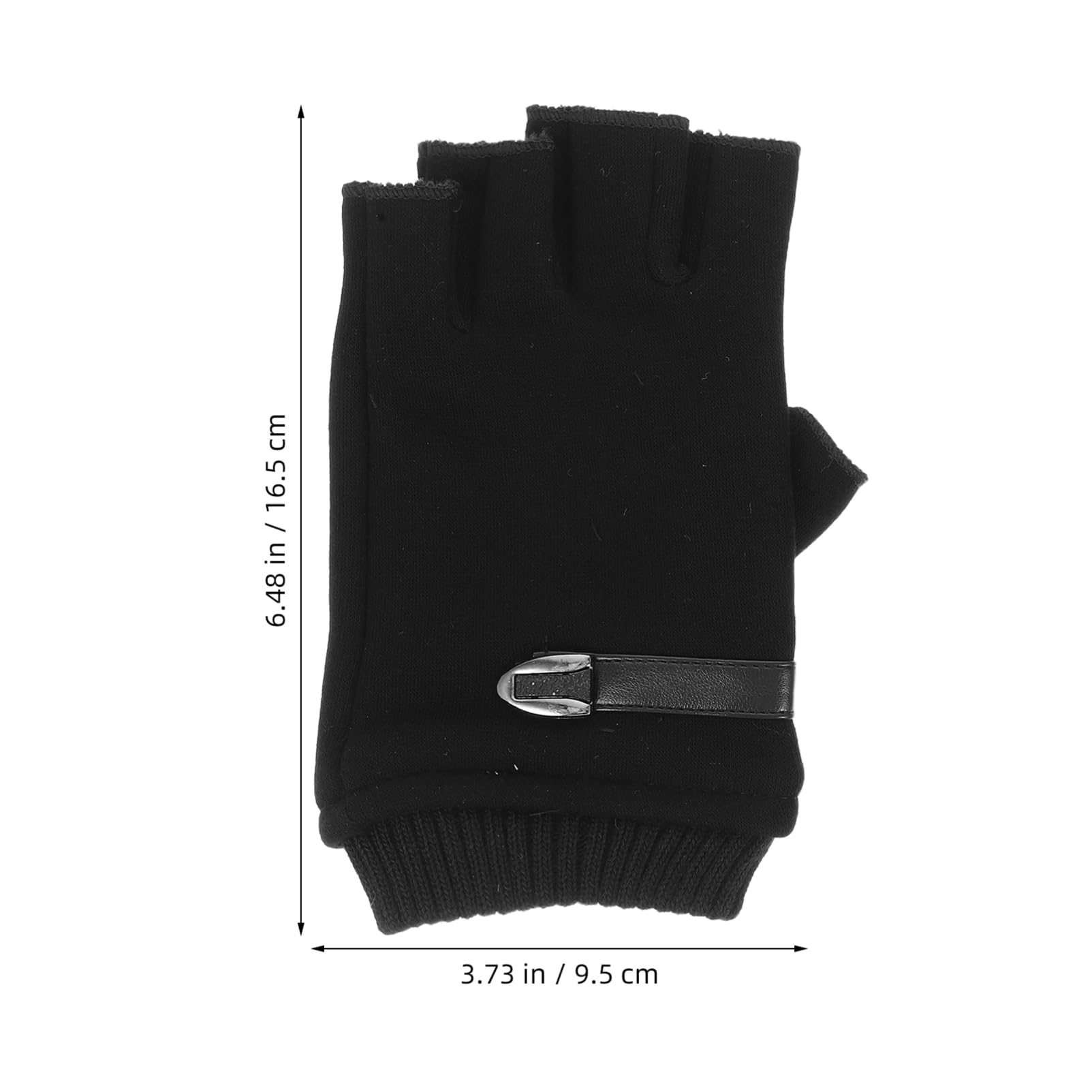 Totority 1pair Outdoor Sports Half Finger Gloves for Cycling Fishing Breathable Soft Adjustable Wrist Strap Enhanced Fit for Men Women