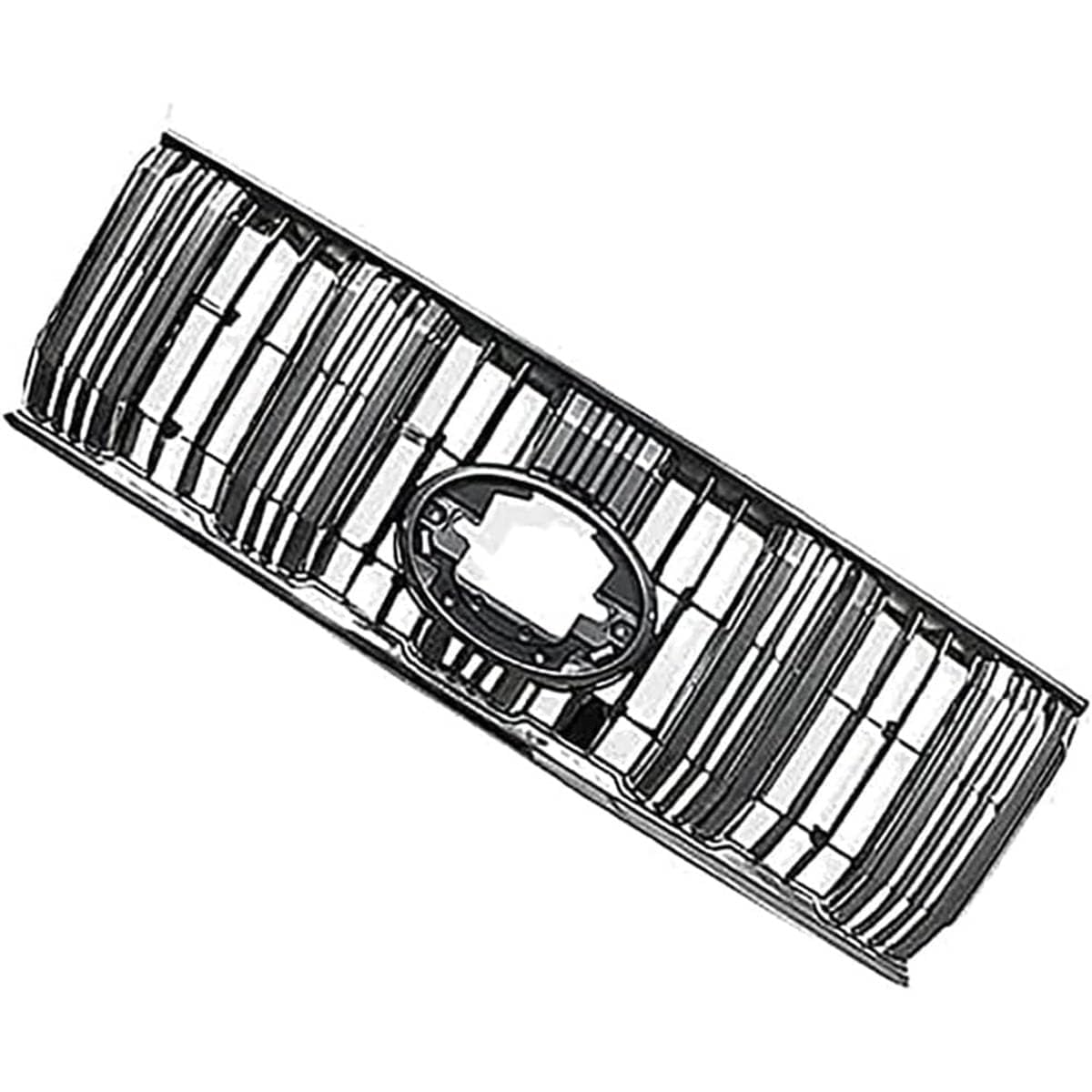 Kit 5 Pièces Garnitures Calandre Et Phares Pour Mini F55 F56 F57 (2014-2021) - Noir Brillant ABS/PP, Remplace Références 51137449207 63217464171