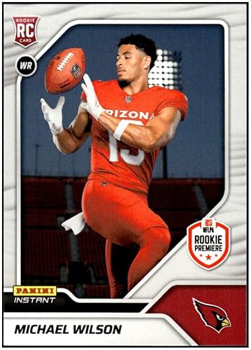 MICHAEL WILSON RC 2023 Panini Instant RPS Rookie Premiere 516#28 Cardinals NM+-MT+ NFL Football