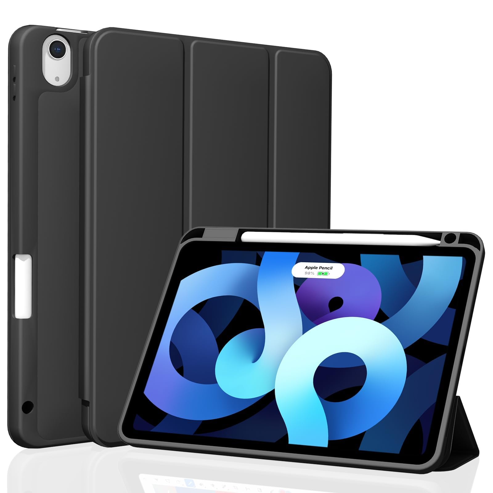 TXWLLIU Hülle für iPad 11. Generation (A16) 11 Zoll 2025/iPad 10. Generation 10,9 Zoll 2022 mit Bleistifthalter, Leichter Schutzhülle und Automatischer Schlaf-/Wachfunktion, Lavendelviolett
