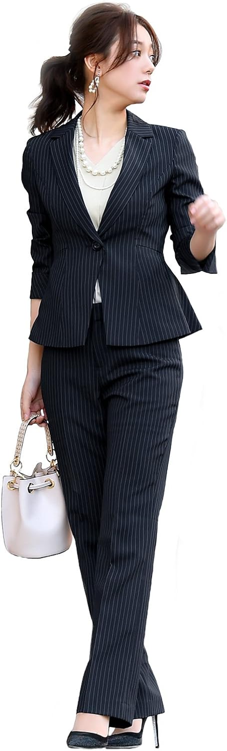 Ruirue Boutique ルイ ルエ ブティック キャリア セットアップ スーツ レディース パンツスーツ ビジネススーツ 推奨 フォーマル ビジネス ストレッチ 大きいサイズ オフィス カジュアル 消臭 通勤 家で洗濯可 セレモニー Ruirue Boutique ルイ ルエ ブティック キャリア セットアップ スーツ レディース パンツスーツ ビジネススーツ 推奨 フォーマル ビジネス ストレッチ 大きいサイズ オフィス カジュアル 消臭 通勤 家で洗濯可 セレモニー