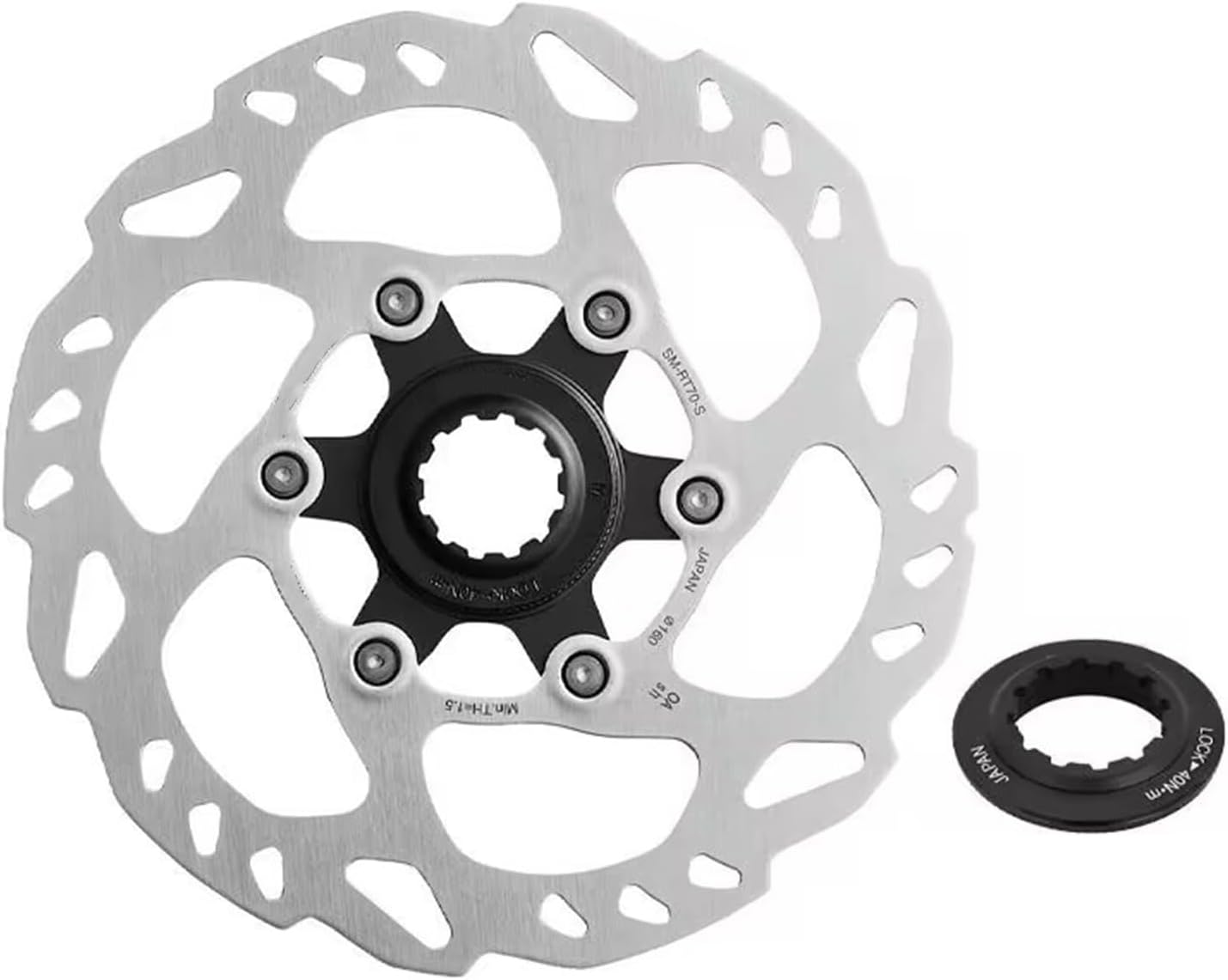 センターロック/6ボルトディスクブレーキローター自転車ディスクブレーキローター軽量マウンテンバイクブレーキローター使いやすい