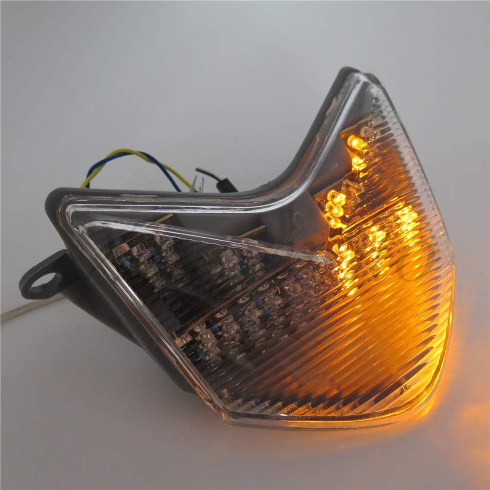 Clear Tail Light Brake Light for 2005 2006 for Kawasaki Ninja ZX-6R/ZX636/ZX-6RR/ZX600/Z750S- 2006-2007 ZX-10R/ZX1000