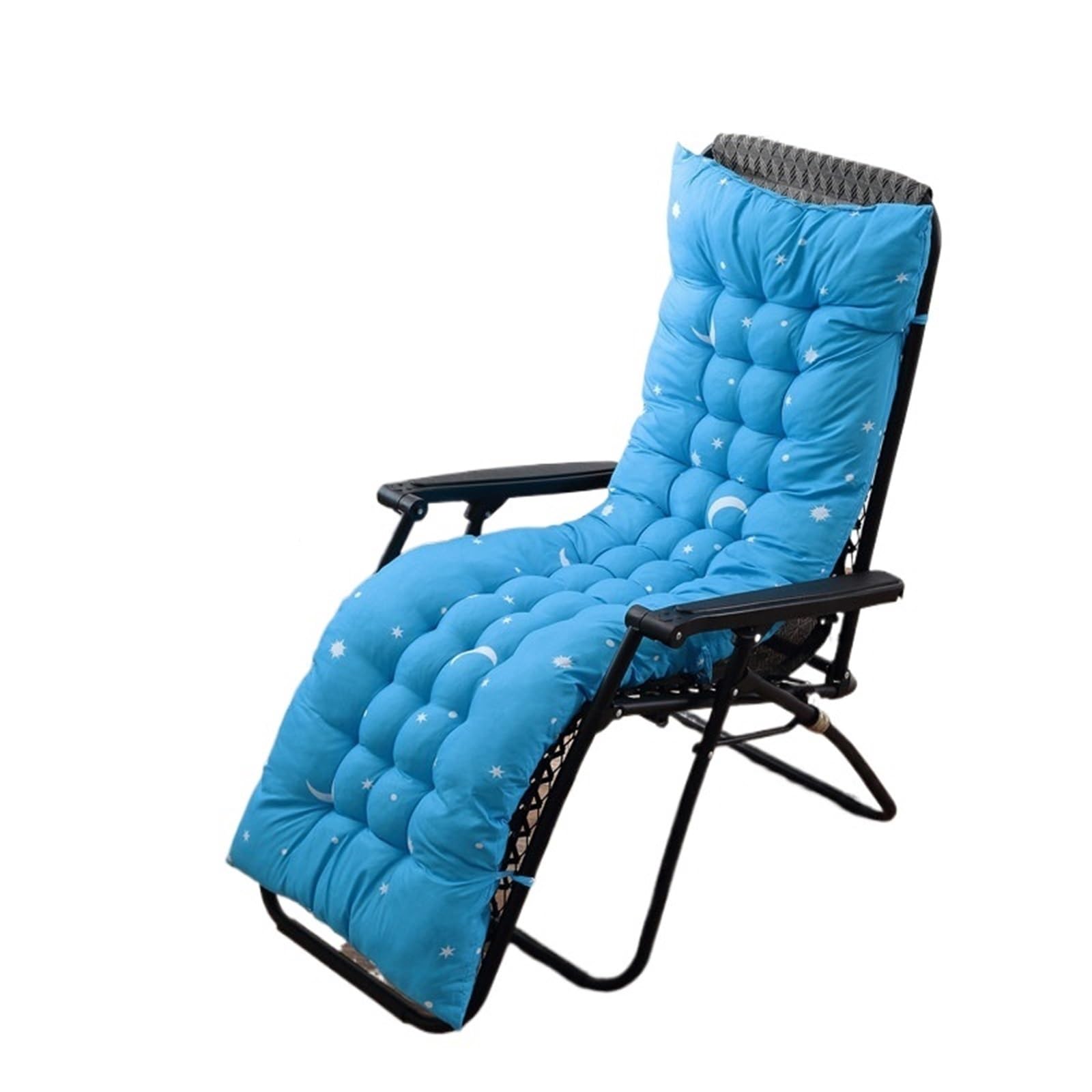 Coussin pour transat et chaise longue pour vos siestes au jardin bleu