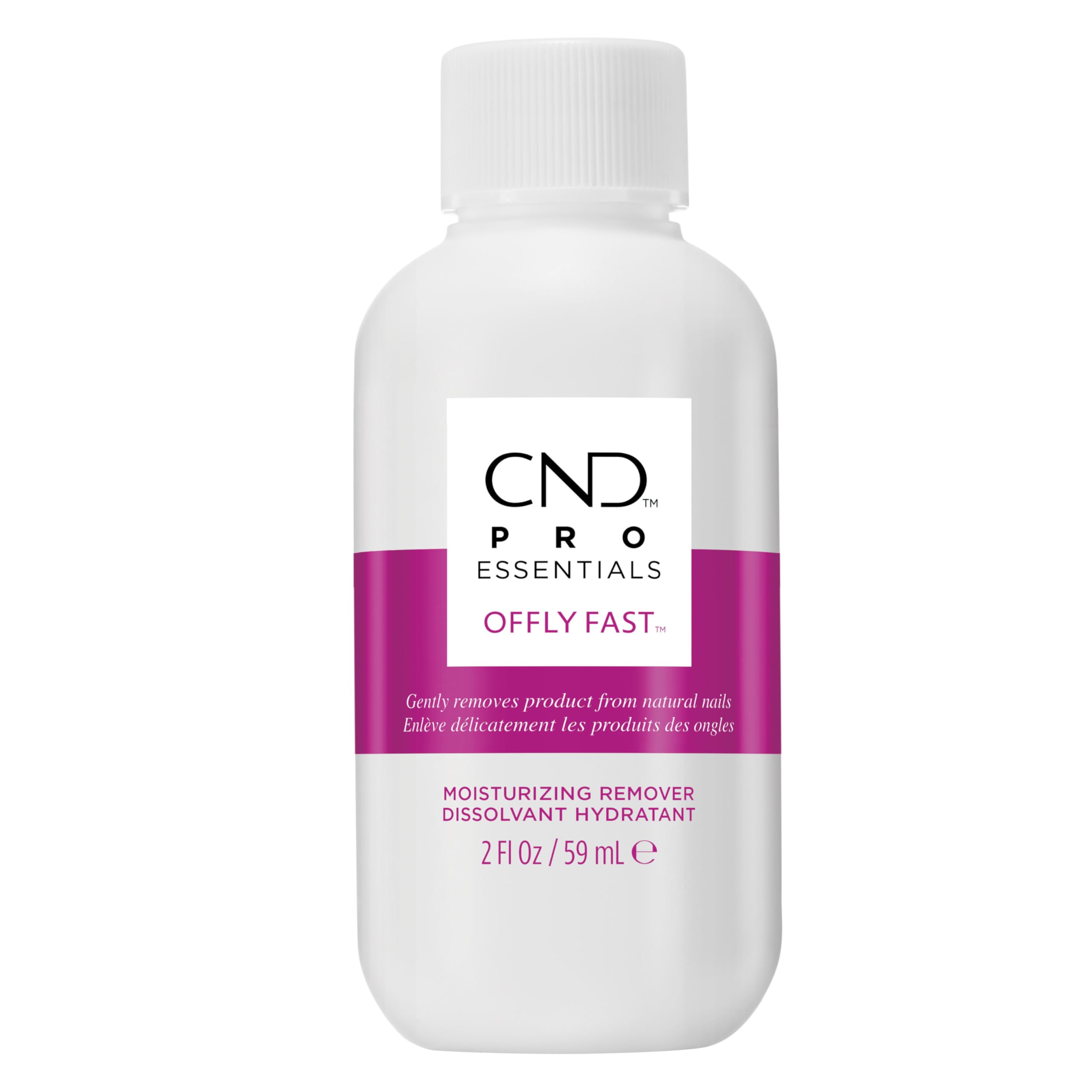 CND 18042 - Quitaesmalte reconstituyente nutritivo, 59ml (2 fl oz)
