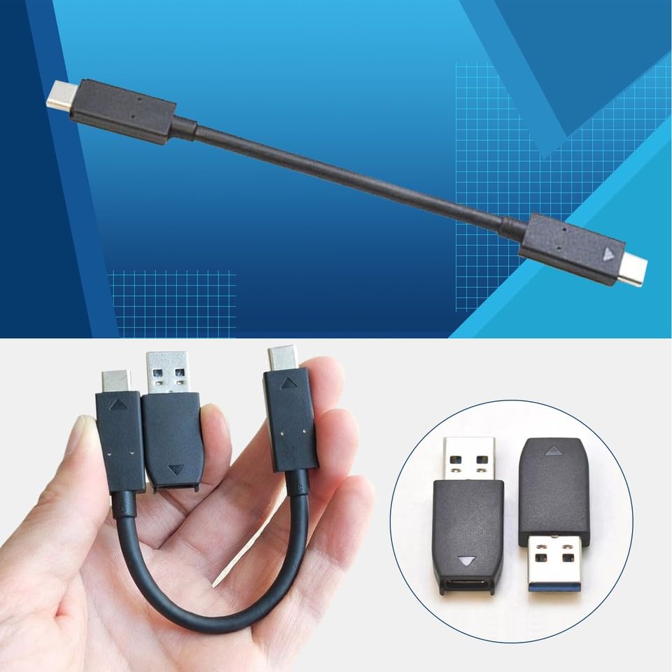17cm USB-c Power Type C Cable Lead Fit for Sandisk Extreme Ssd Ex2 Solid State