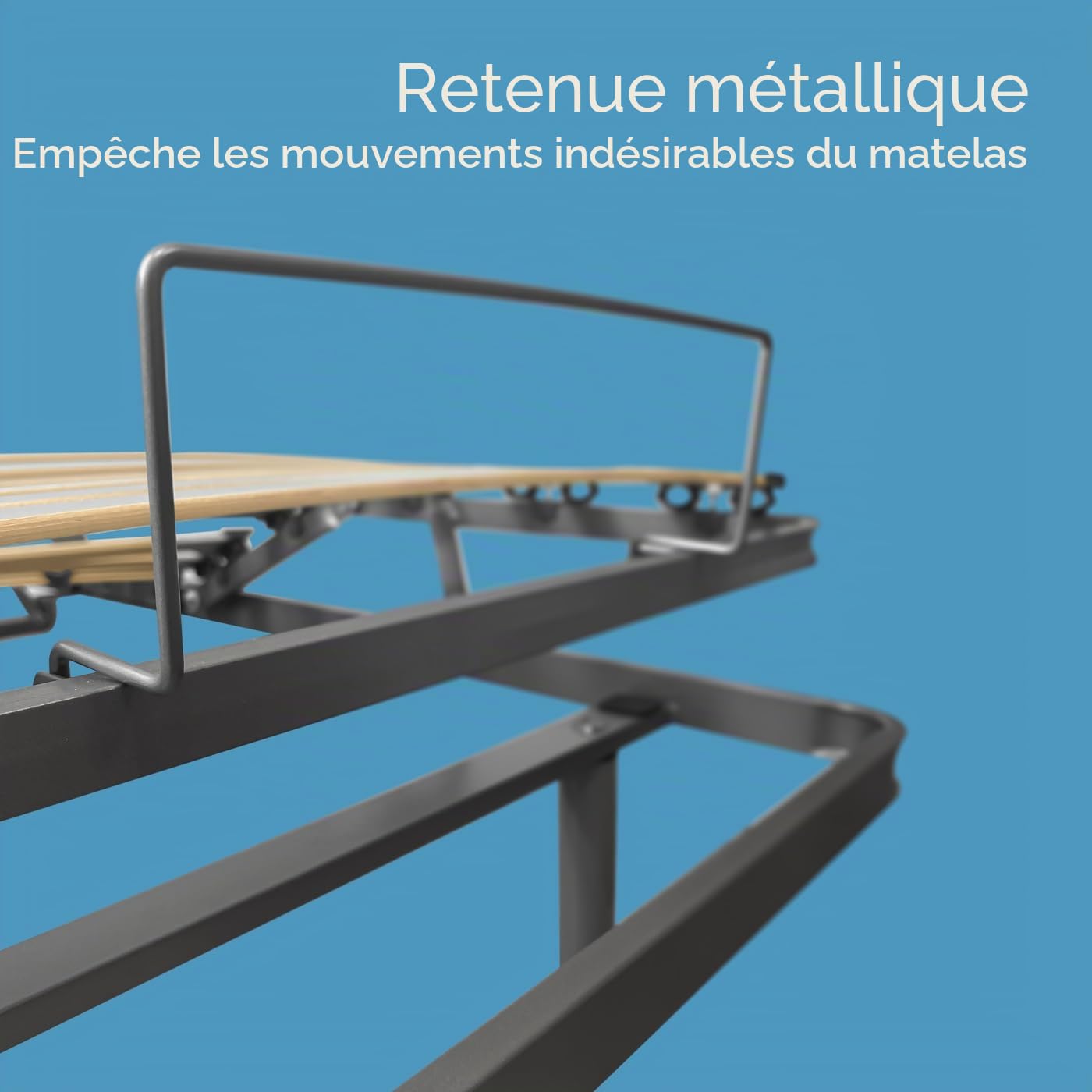amuéblate Online - Lit articulé électrique Ergotop avec 5 Plans et Structure renforcée, Ergonomique, fiable et Silencieux, Moteur Allemand, 90 x 190 cm