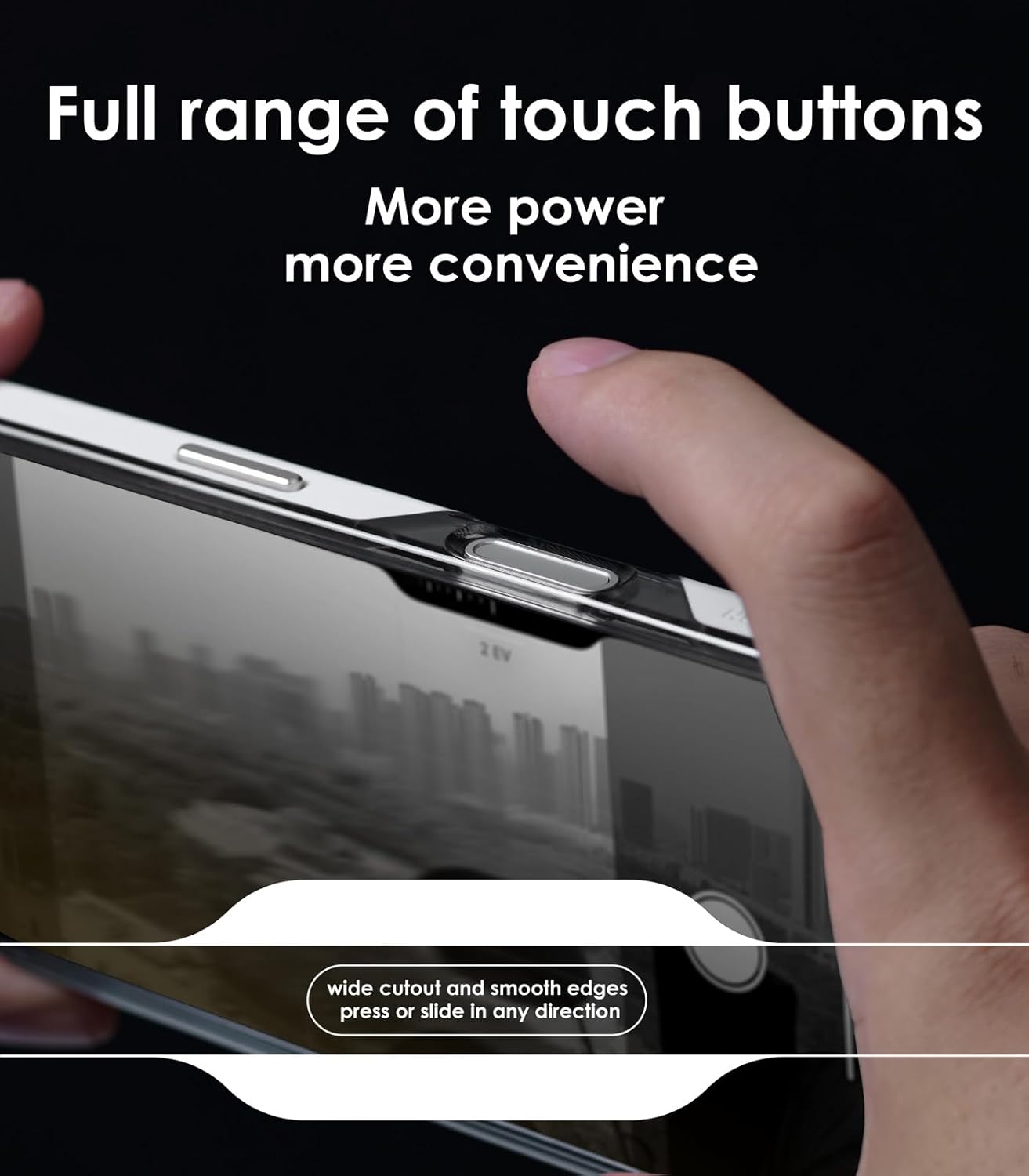 Aulumu A16 Shockproof iPhone 16 Pro Case | Updated Camera Control | Real Cooling | Aluminum Alloy Camera Frame | Multi-Layer Composite Protection - White - Image 5