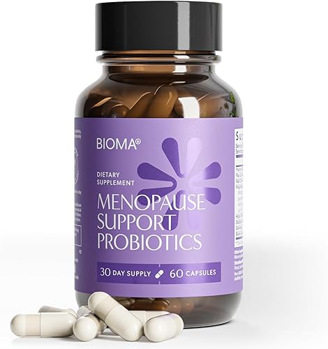 Bioma Probióticos de apoyo para la menopausia (60 cápsulas, suministro de 1 mes)