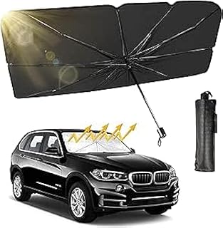 YOSHOP Car Windshield Sun Shade UV Rays Sun Shade Foldable Car Windshield Sun Shade Universal Fit