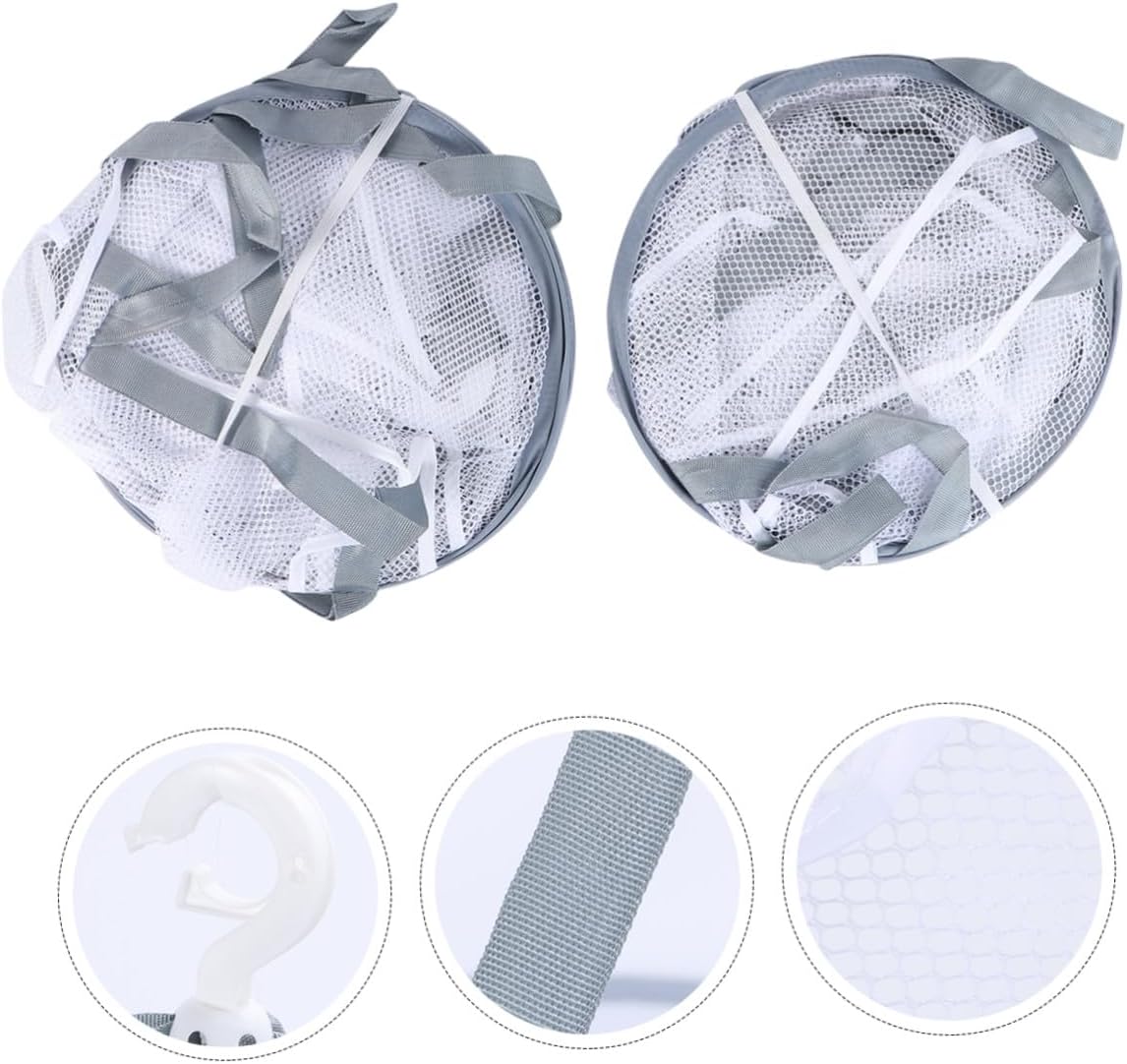 3pcs Clothes Drying Basket Sock Hangers Mesh Laundry Tuck Net for Sweaters Household Air Drying Rack Flat Net