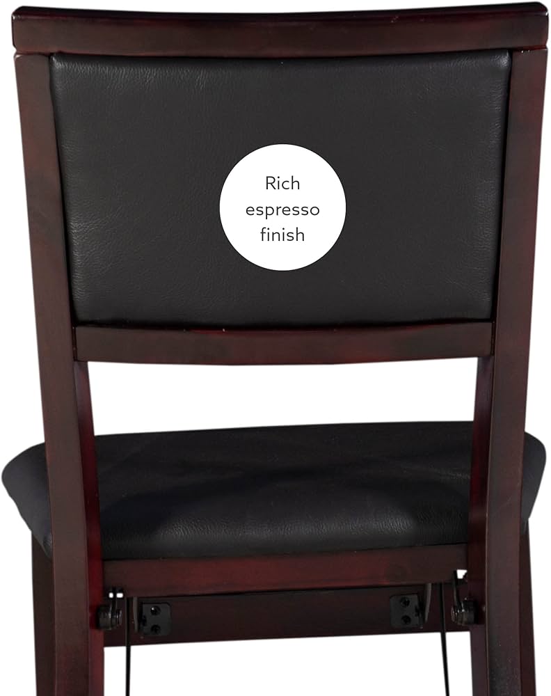 Amazon.com: Linon Keira Pad Folding Chair, Set of 2