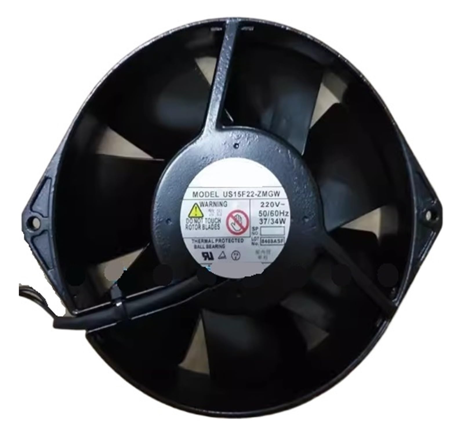 ZBWZXBDJ Fan US15F22-ZMGW AC 220V 172 * 150 * 55mm 2 wire