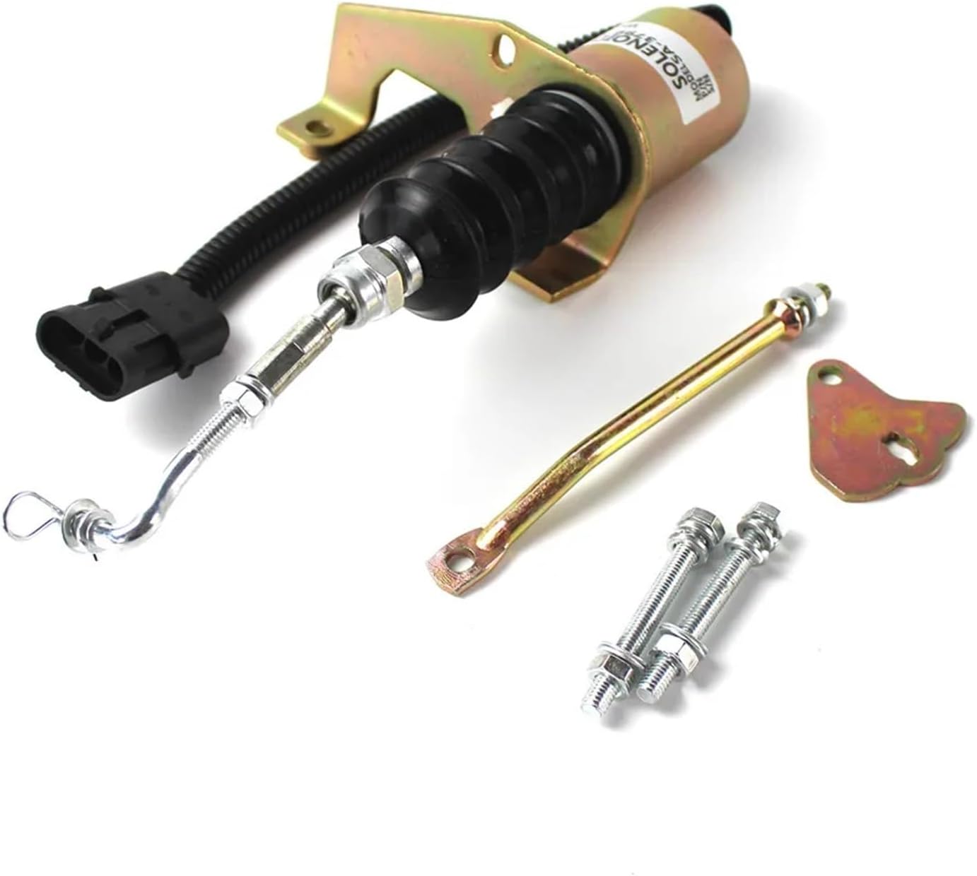 1751ES SA-3799-12 12v Fuel Shutoff Stop Solenoid Replacement for RSV Cut off Diesel Shutdown Solenoid with