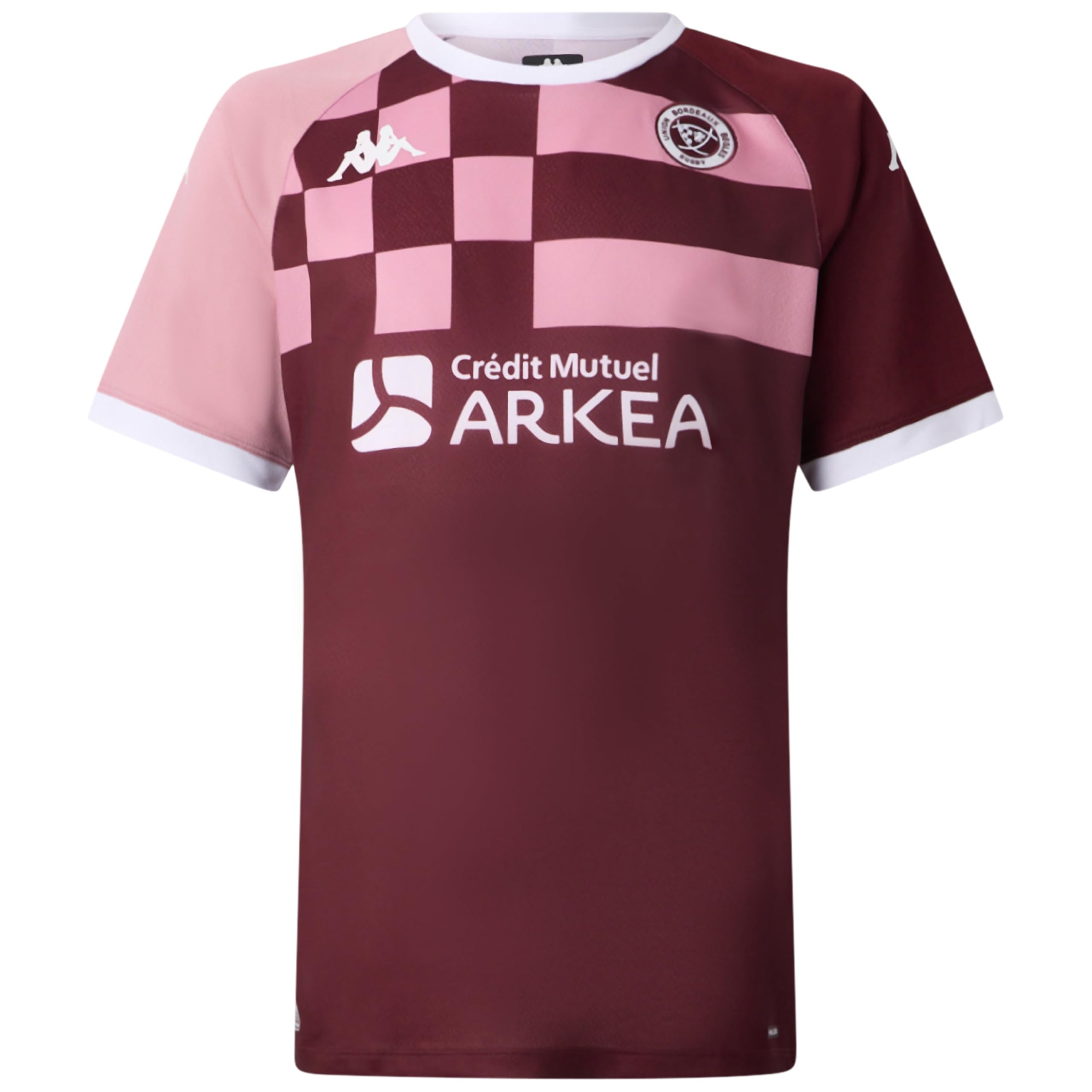 Kappa Maillot Entrainement MOKIBAPRE Union Bordeaux Bègles UBB Officiel Rugby - Homme - Bordeaux/Rose