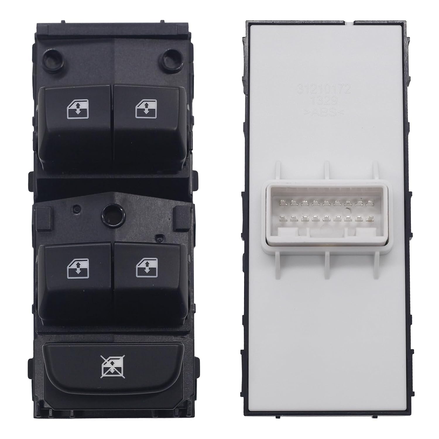Driver Side Power Window Main Switch Black Button OEM 93570-J7000 with (18Pins) for KIA CEED 19 201906-202412
