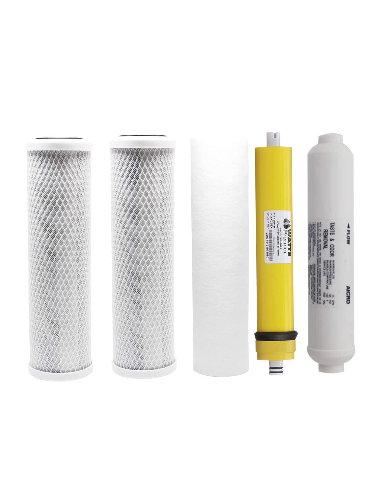 Vistar Water TechnologiesAmerican Solutions Reverse Osmosis Filter Kit Compatible to Watts WP5-50 Reverse Osmosis System