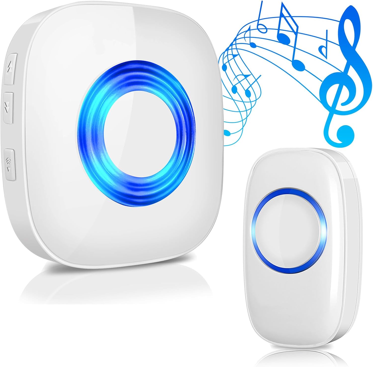 Wireless Doorbell PHYSEN Waterproof Doorbell Chime Kits with 1