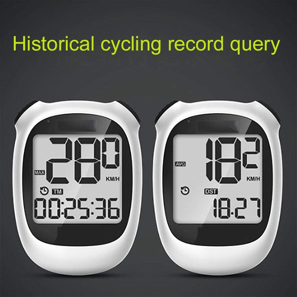 WDX- GPS bicicleta computadora con batería recargable velocímetro luz de fondo impermeable detalles detalles profesionales suministros bicicleta medición de velocidad