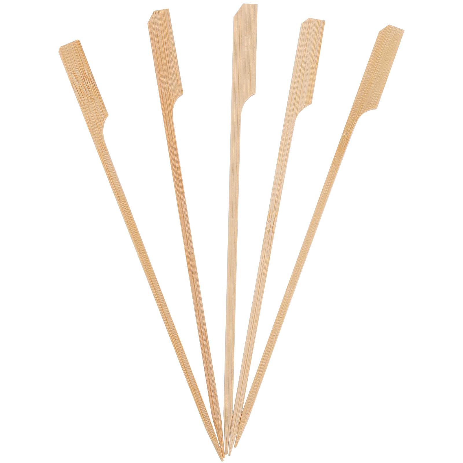 SINJEUN 1600 spiedini in bambù da 9 cm, per barbecue, cocktail, frutta, kebab, barbecue, cocktail e feste