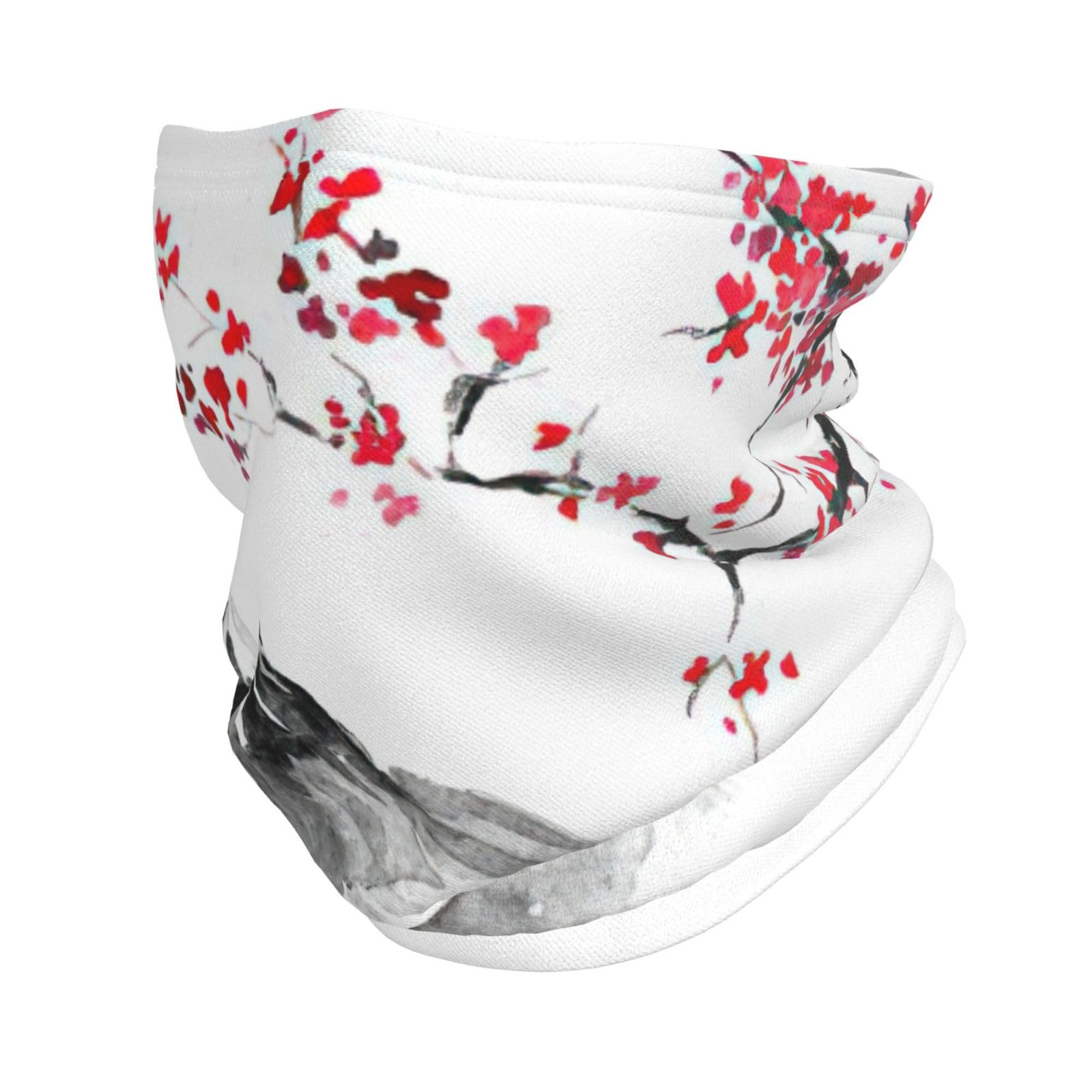 HKHLHLH Japanese Mount Red Sun Neck Warmer,Multifunctional Balaclava,Face Mask Wind Protection For Outdoor Cold Weather