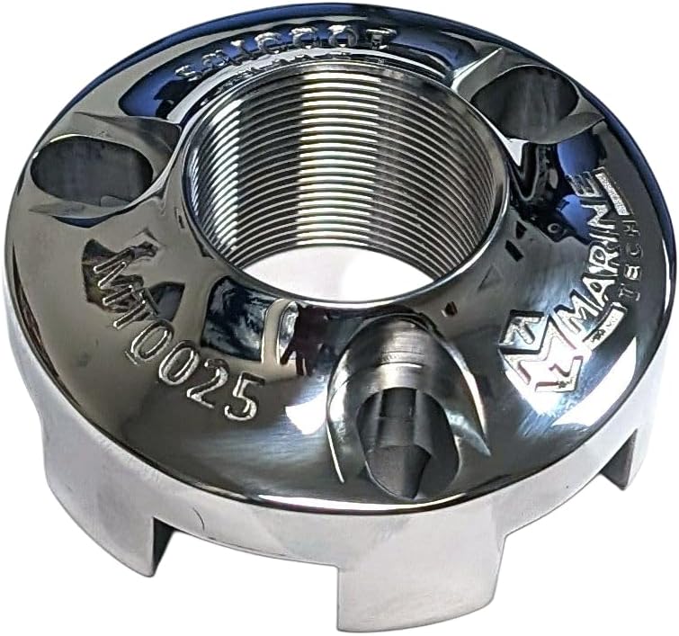 Marine Tech Tools Yamaha Lifting Adapter (AMT0025), Bolts Directly on Yamaha Flywheels, Fits AMT0022 Universal Lifting Ring Tool, Yamaha Outboard Lifting Eye