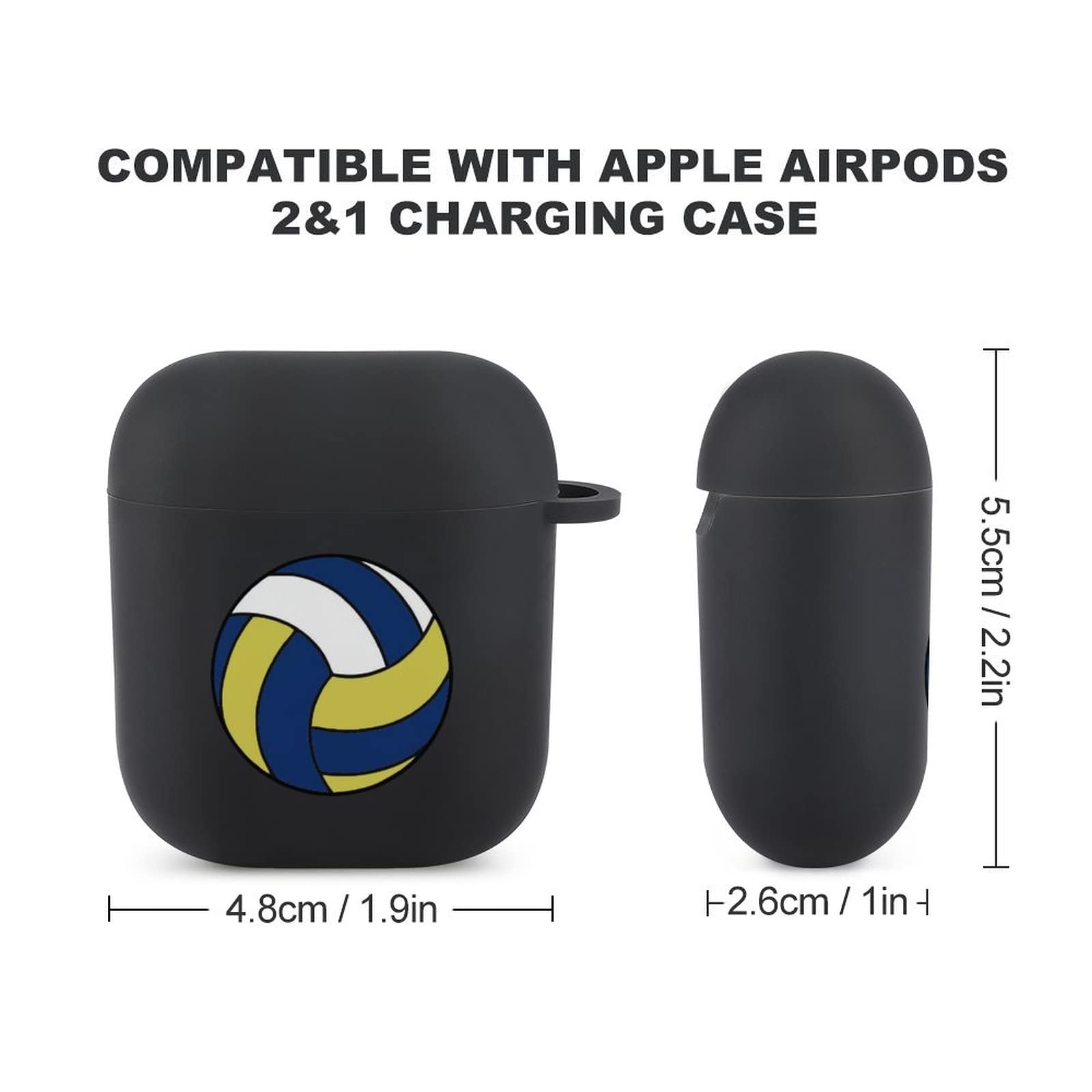 Acheter Étui Airpods 1/2 en Silicone, housse de protection pour casque Bluetooth sans fil Apple avec crochet