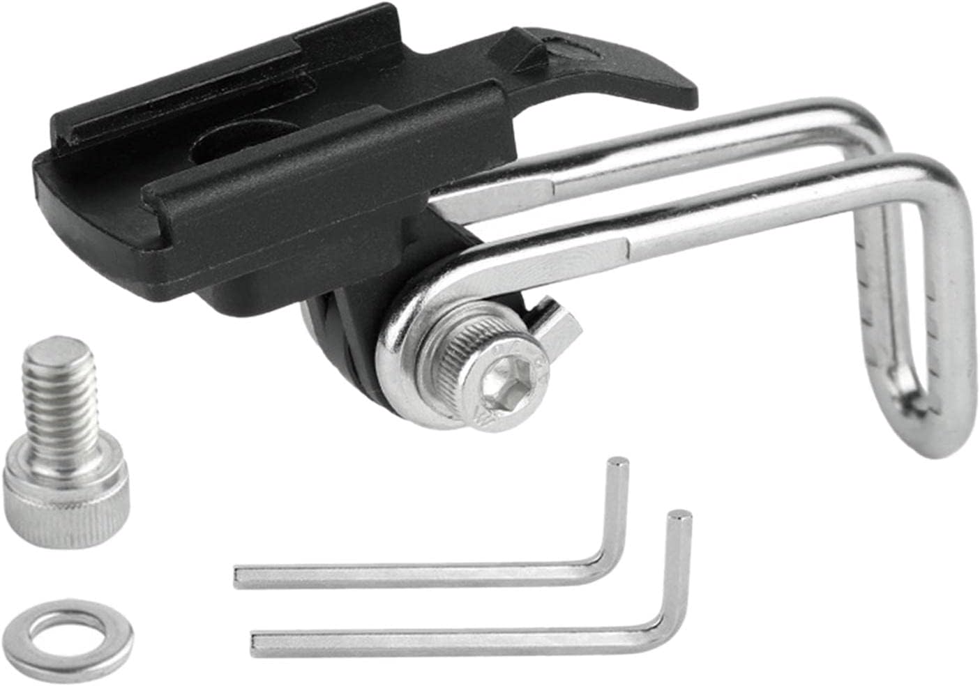 Deevoka Bicycle Headlight Bracket Fork Mount Clamp Head Light Support Handlebar LED