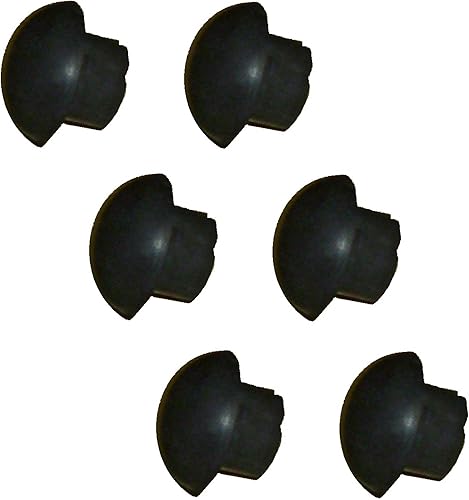 Paquete de 6 piezas de parachoques de goma para taco de piscina