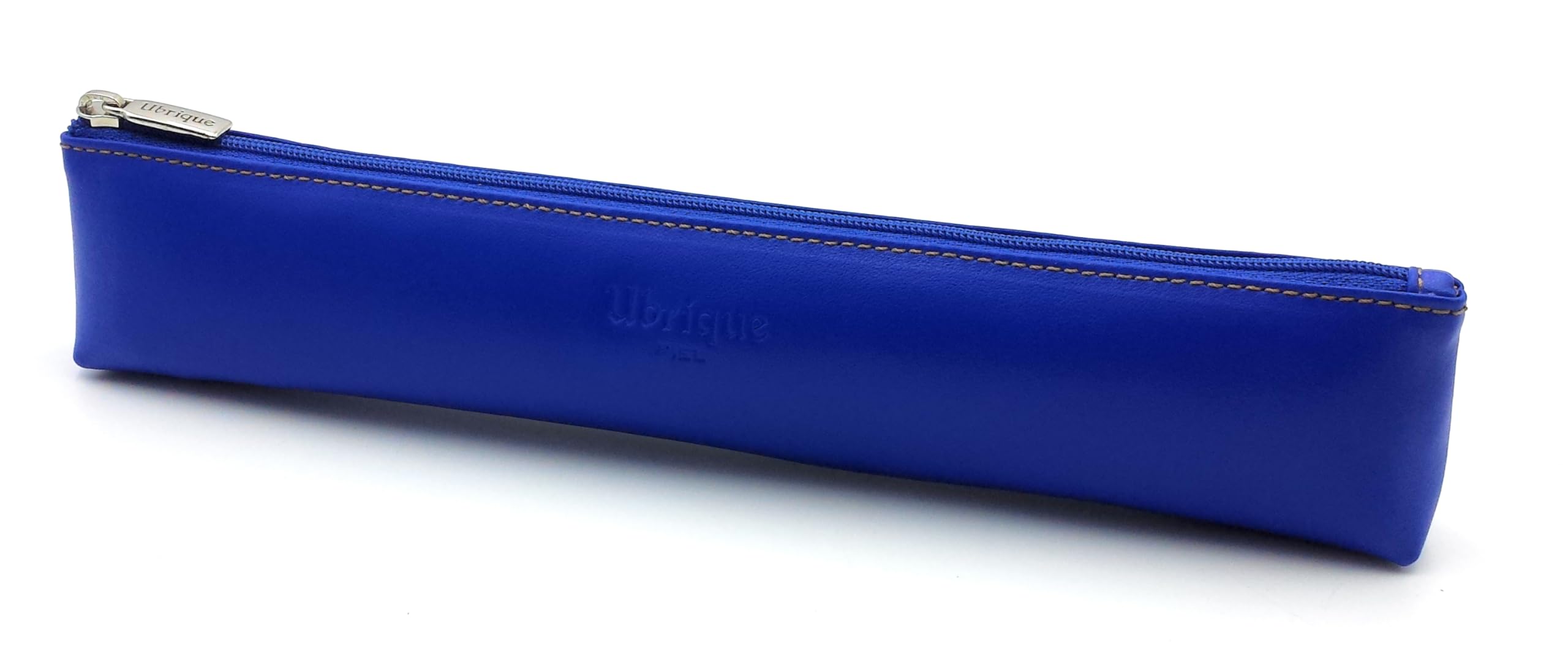 franartPiel - Funda para abanico de 23cm con cierre de cremallera - Estuche de cuero para proteger tu ventilador - Hecho a mano en Piel Ubrique