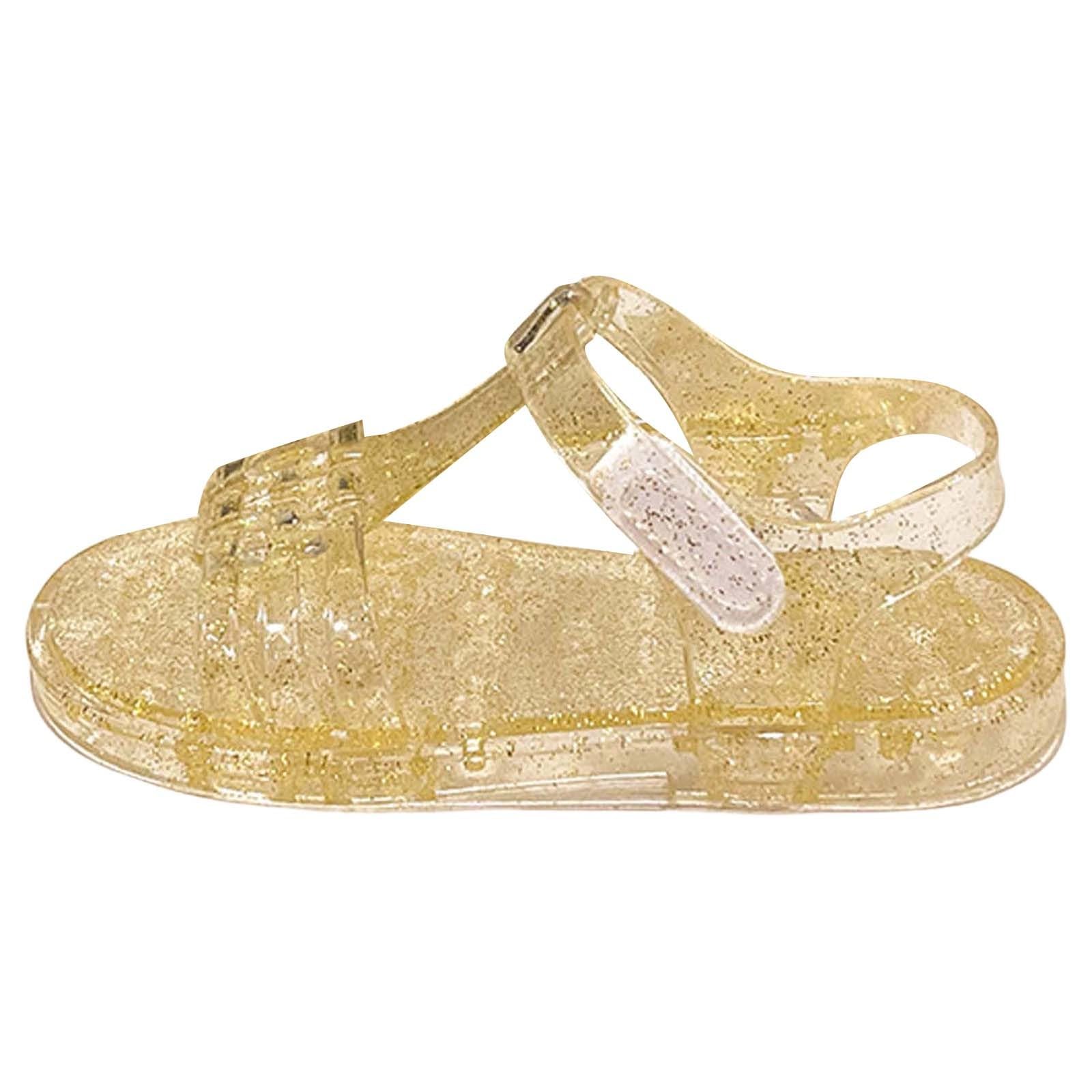 RXZCHH Generisch Mädchen-Gummisandalen, atmungsaktiv, offene Zehen, Strandschuhe, weiche Sohle, lässige Sommerschuhe für Kleinkinder