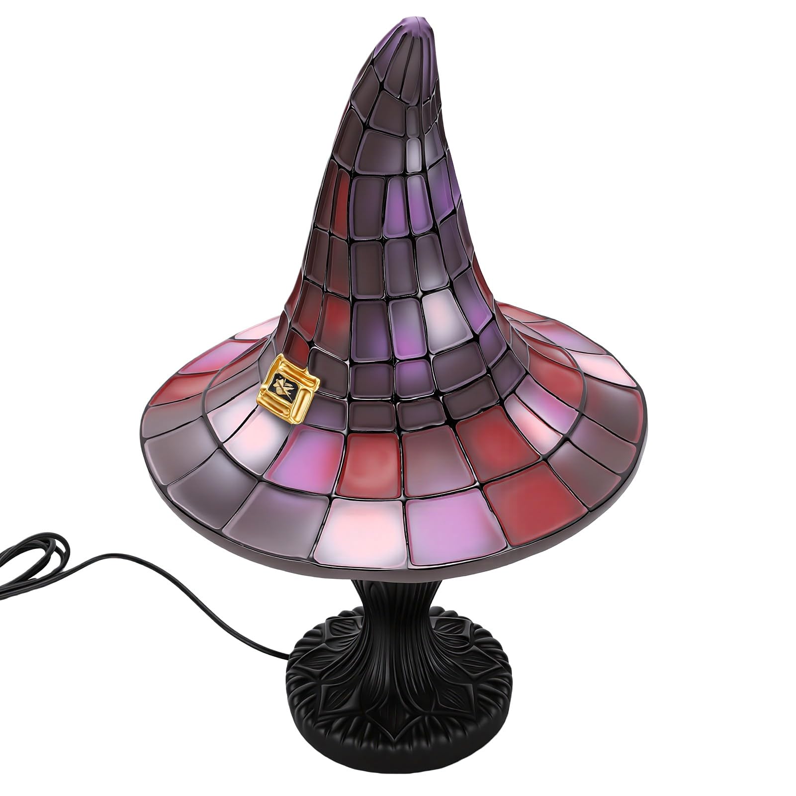 Lampada da Comodino con Cappello da Strega Affascinante Luce Calda (Grande)