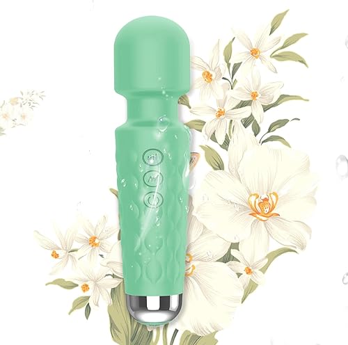 Masajeador eléctrico de mano de percusión para espalda, recargable e impermeable, masajeador de espalda de cuello de tejido profundo (verde06)