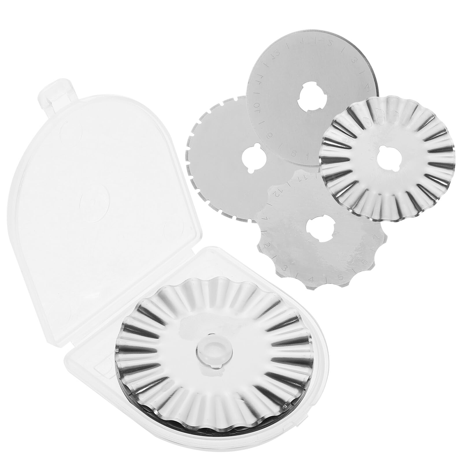 Lames de cutter rotatif 45mm en acier durable pour quilting de précision