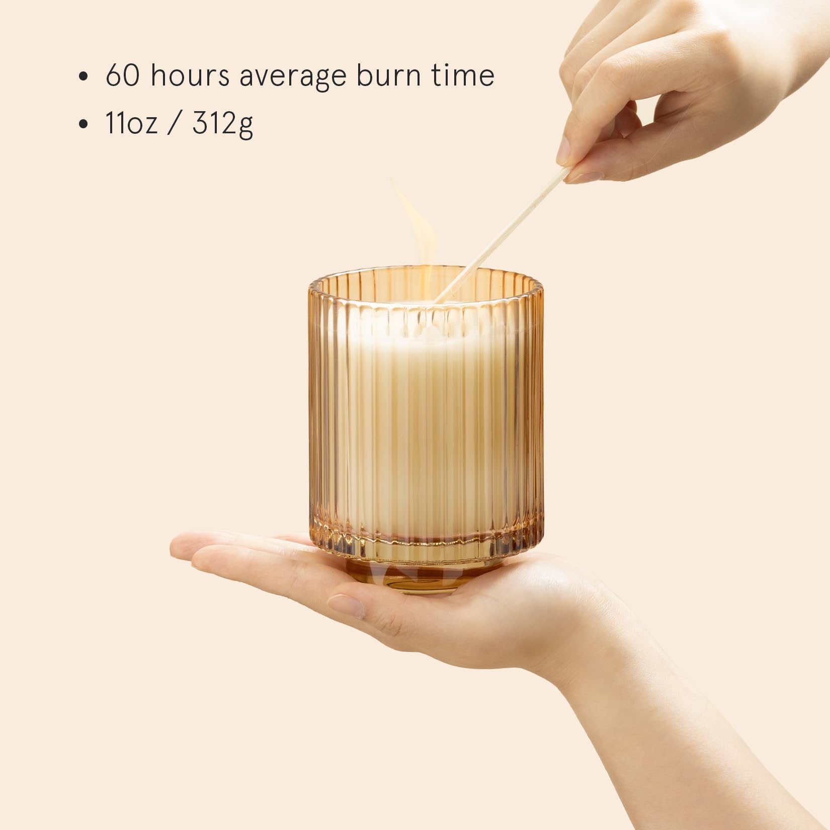 LA JOLIE MUSE Vela cítrica, vela Yuzu & Neroli Blossom, vela perfumada de regalo para mujeres y hombres, velas de soja natural, vela en tarro de lujo de larga duración, 11 onzas