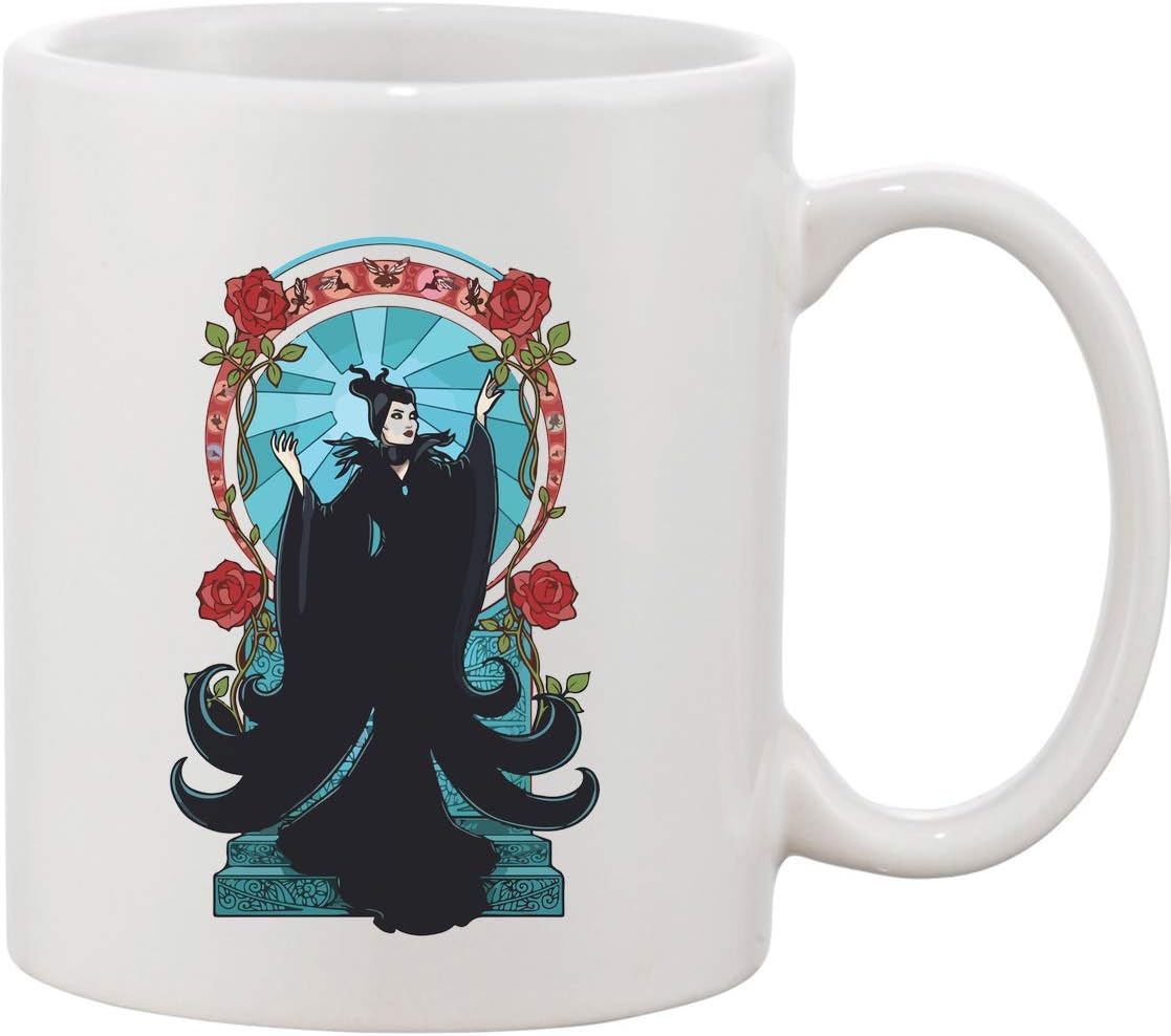 Taza de cerámica con diseño de hada con texto "Portrait of Vengeful